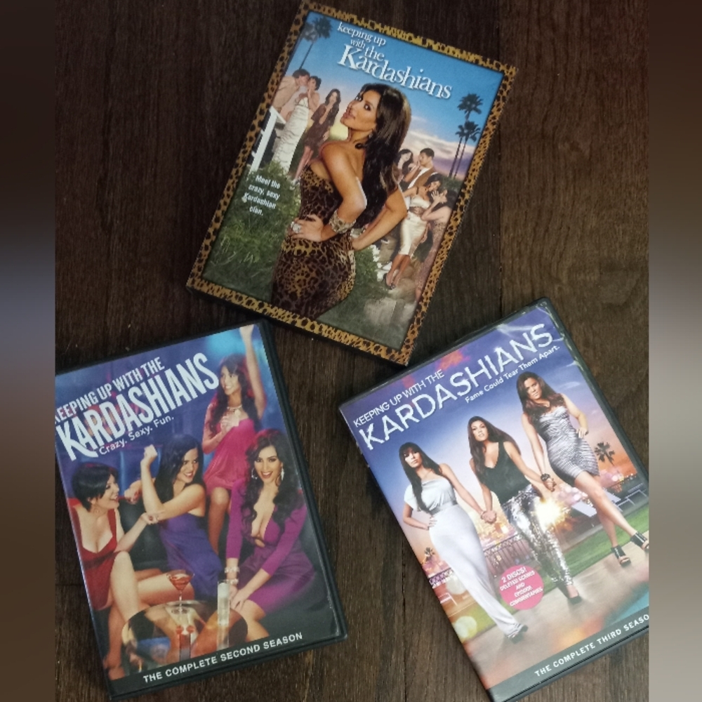 Keeping up with The Kardashians DVDs season 1 2 3 kim k Kris Jenner